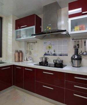 2020小厨房铝合金组合柜装修设计图赏析