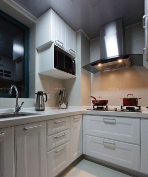 厨房简约风格铝合金组合柜装修设计图片大全