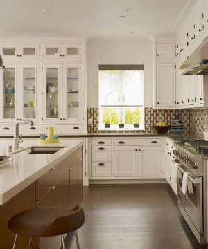 2020厨房铝合金组合柜橱柜颜色装修设计图片赏析