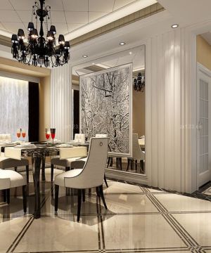 最新欧式风格客厅门槛石装修效果图片欣赏