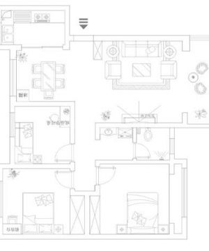 2023 三居室户型图片