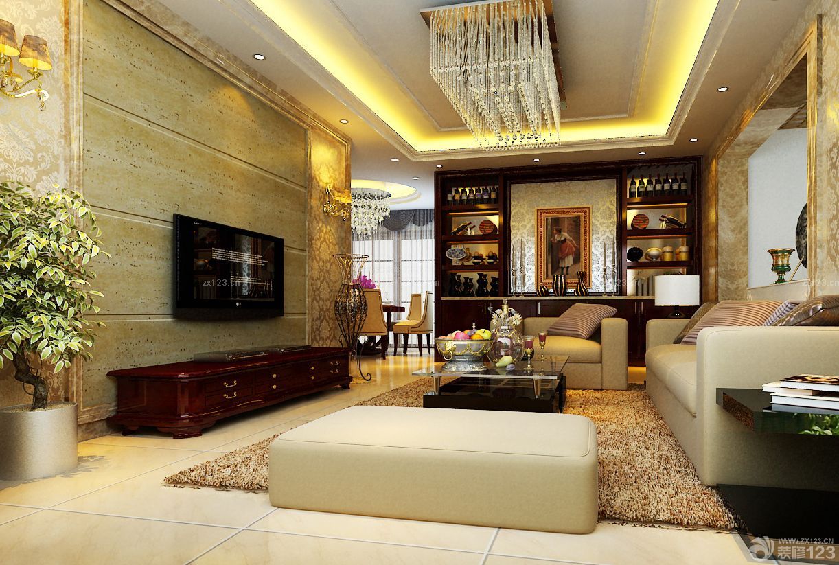 2025简欧风格酒柜装修效果图