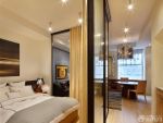经典现代风格小户型客厅卧室一体装修效果图欣赏
