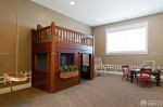 中式风格卧室实木高低床装修案例