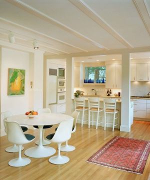 2023小户型厨房客厅隔断设计案例图片