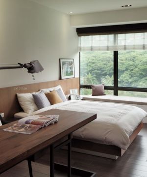 经典美式风格小户型客厅卧室一体装修效果图欣赏