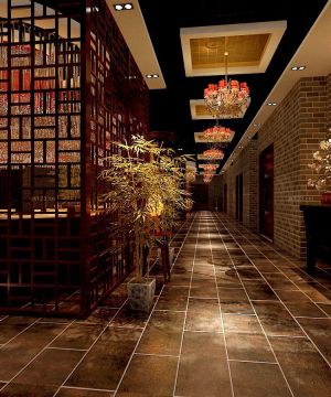 2025中式风格火锅店装修效果图片