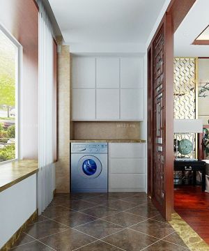 现代家装无框阳台设计效果图片