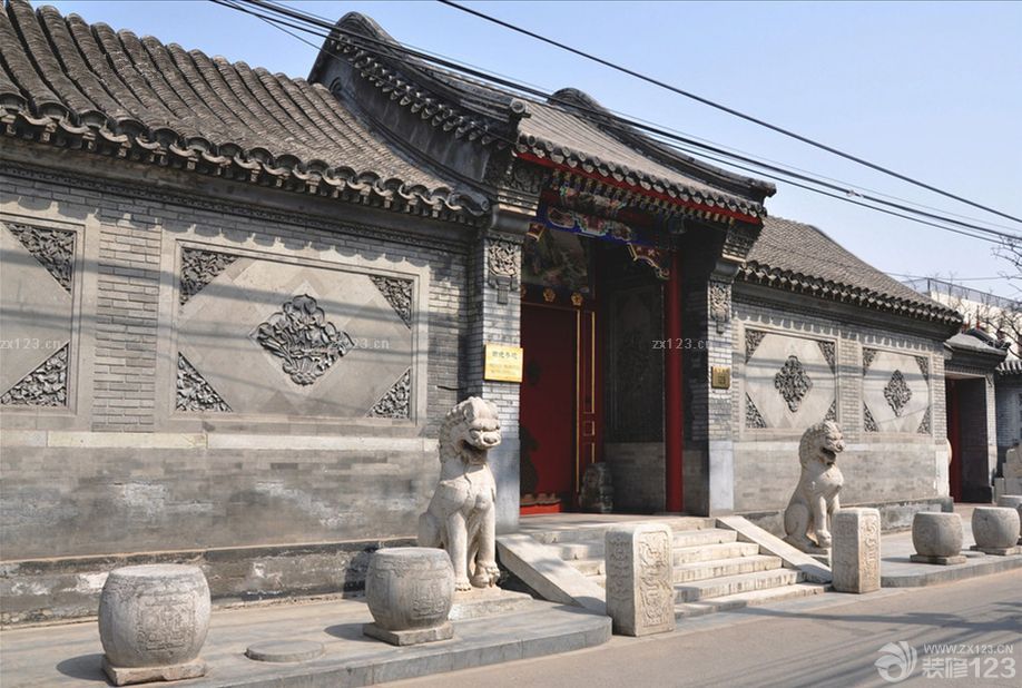 2025北京四合院大门外观图片