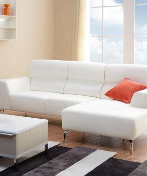 2023最新小户型组合家具白色组合沙发图片欣赏 