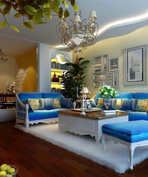 最时尚田园风格小户型欧式沙发设计效果图欣赏