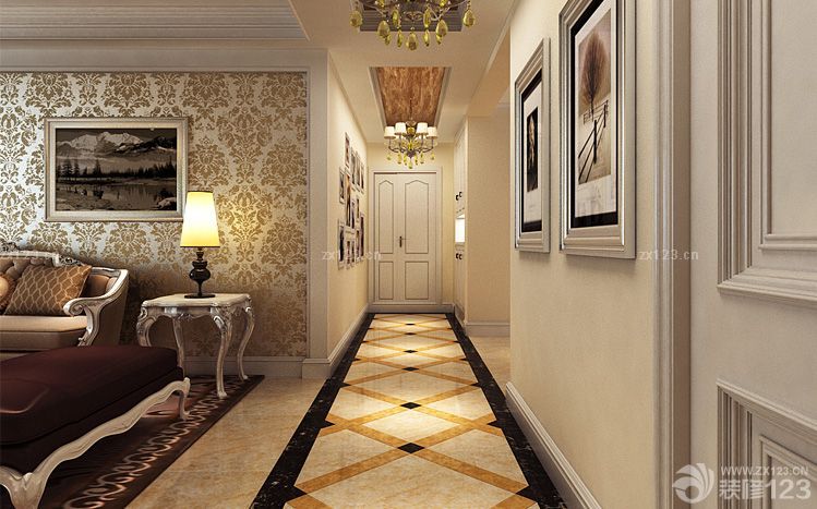 2025 走廊玄关波打线设计图片