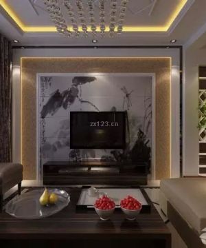 2025液晶电视背景墙设计图片