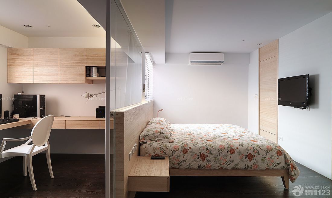 简易房间隔断玻璃隔断效果图片大全