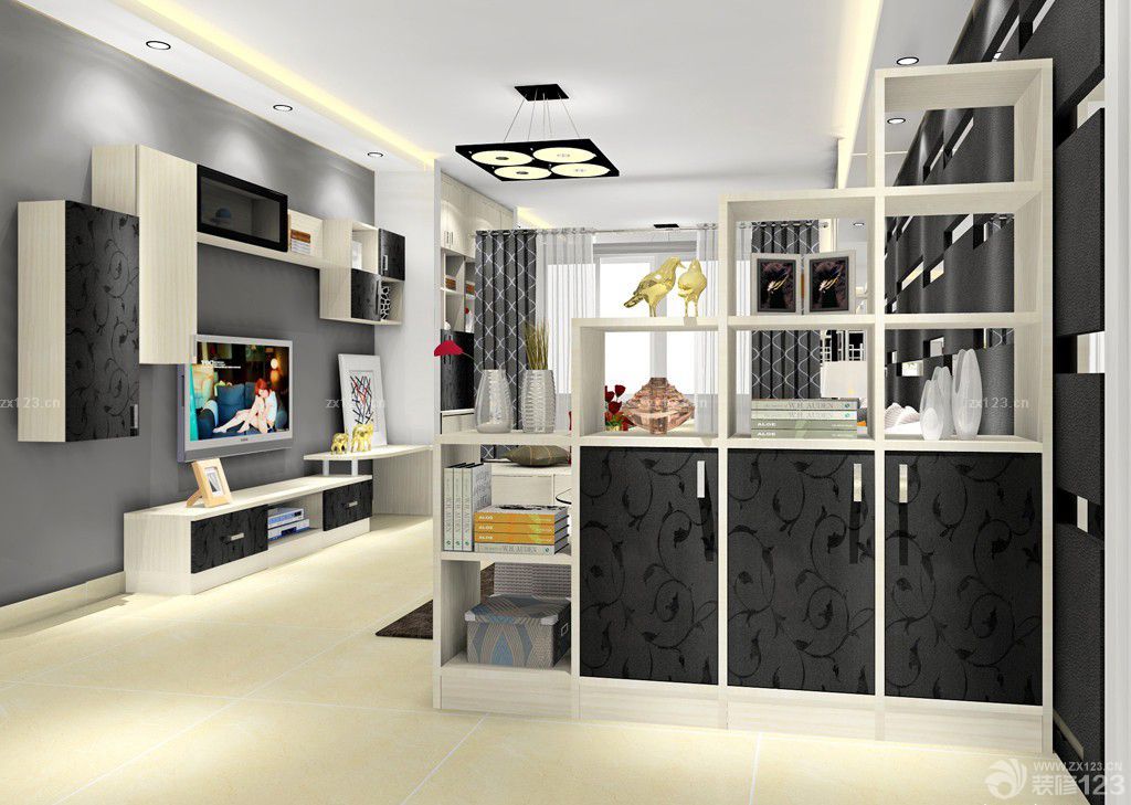 创意现代风格2025最新鞋柜带隔断设计案例