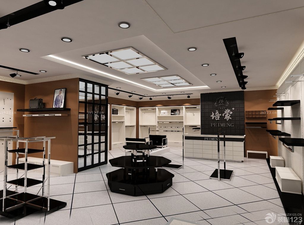 2025男装店面展架装修效果图