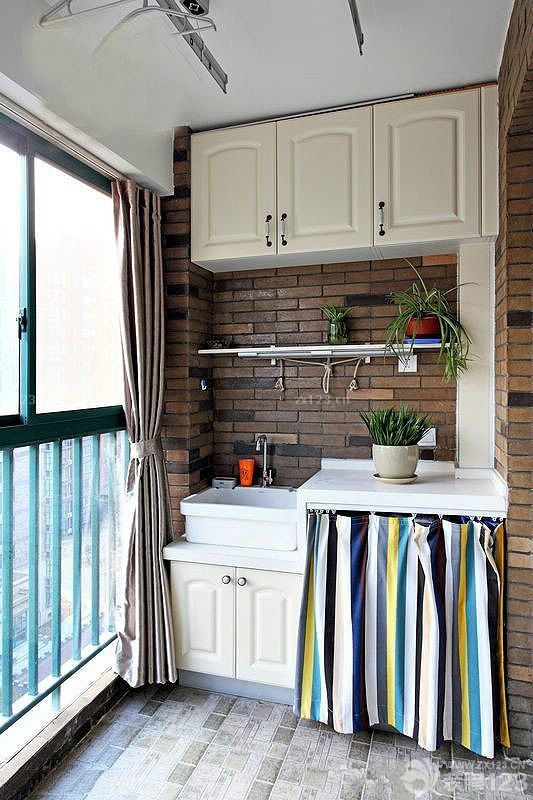 阳台柜子装修效果图欣赏