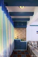 地中海风格阳台柜子装修效果图片