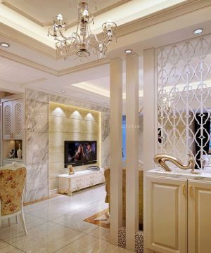 精致欧式2025最新鞋柜带隔断装修效果图