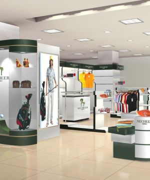 2025男装店面展示台效果图片