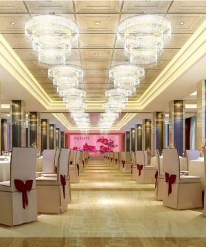 2025酒店餐桌椅套装饰效果图欣赏