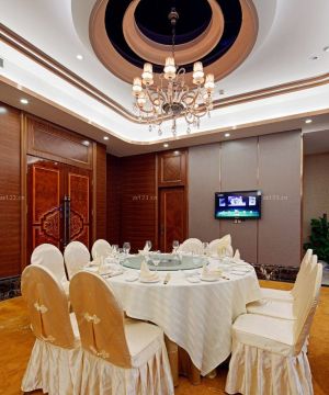 2025酒店餐厅包间椅套设计效果图片大全