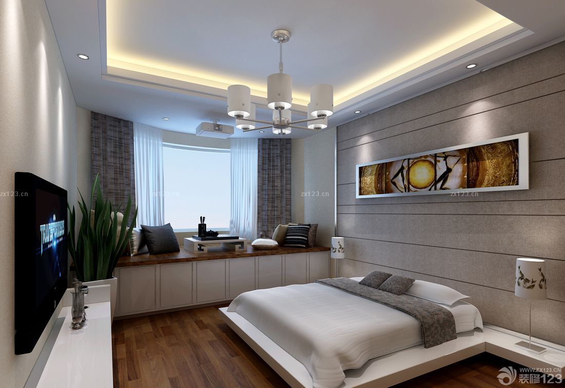 农村小户型卧室飘窗设计效果图欣赏