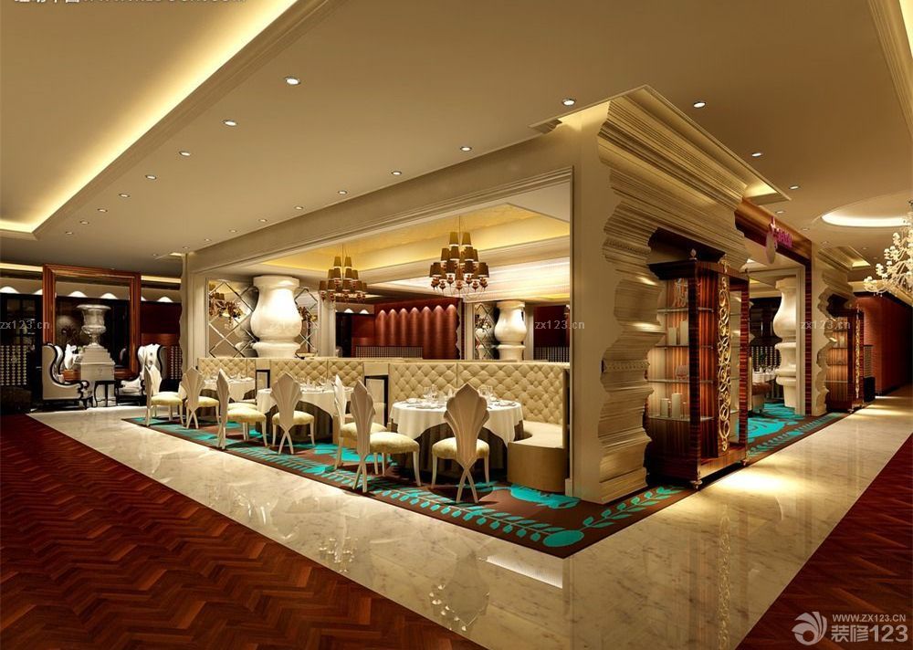 西餐厅正面装修效果图片大全