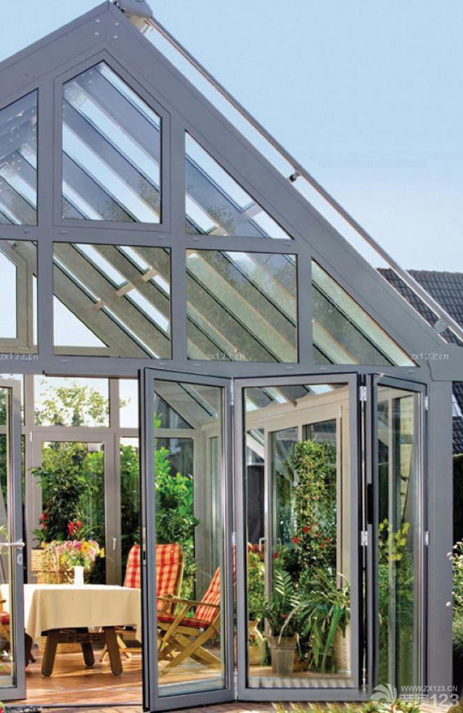 玻璃露台阳光房装修设计效果图欣赏2025