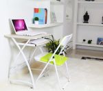 书房折叠电脑桌布置效果图欣赏