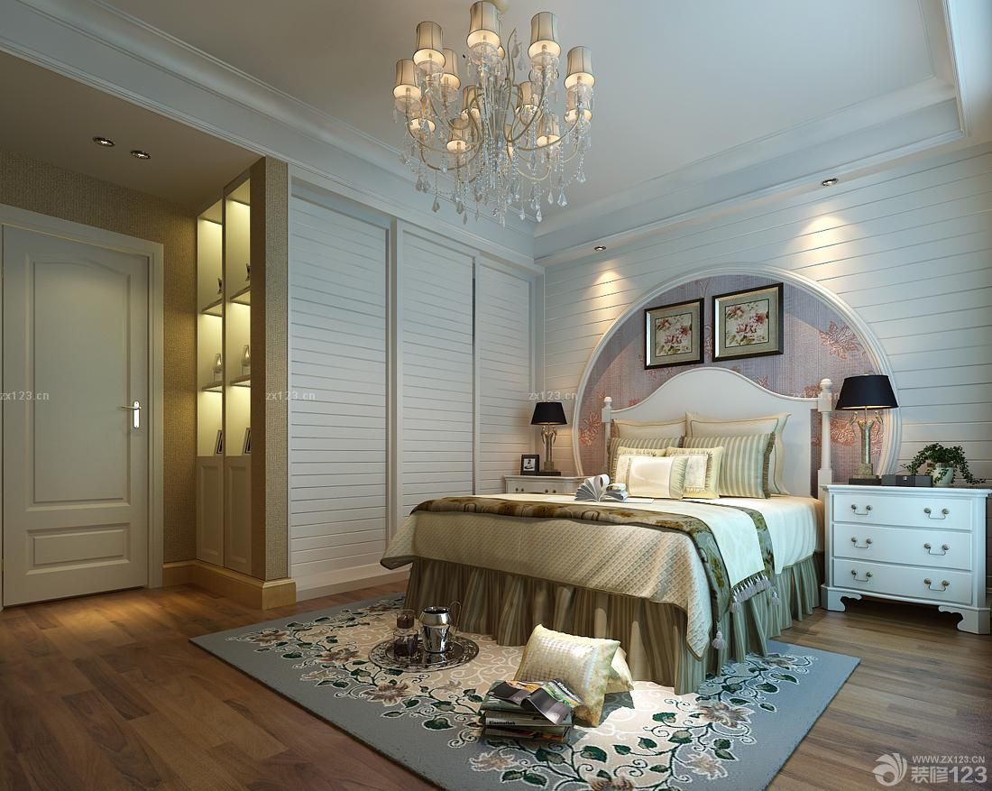一室一厅卧室美心木门设计效果图片