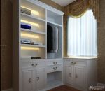 最新美式田园衣柜开放式衣柜设计效果图欣赏