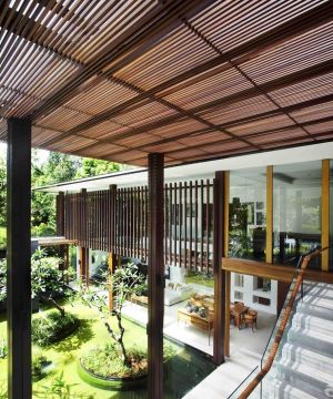 最新东南亚风格一层半别墅装修样板