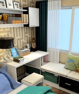 2023最新小户型卧室飘窗柜设计图片
