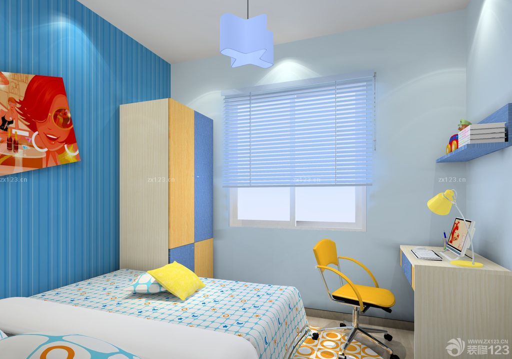 家装套房儿童卧室装饰效果图欣赏