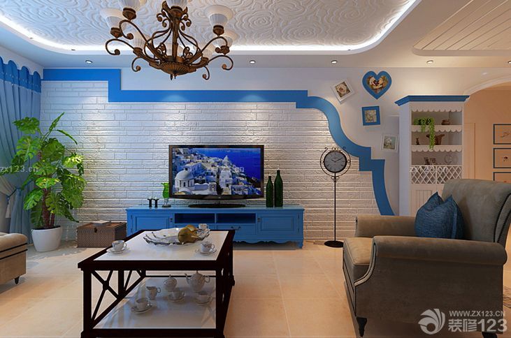 地中海风格墙面装饰图片大全