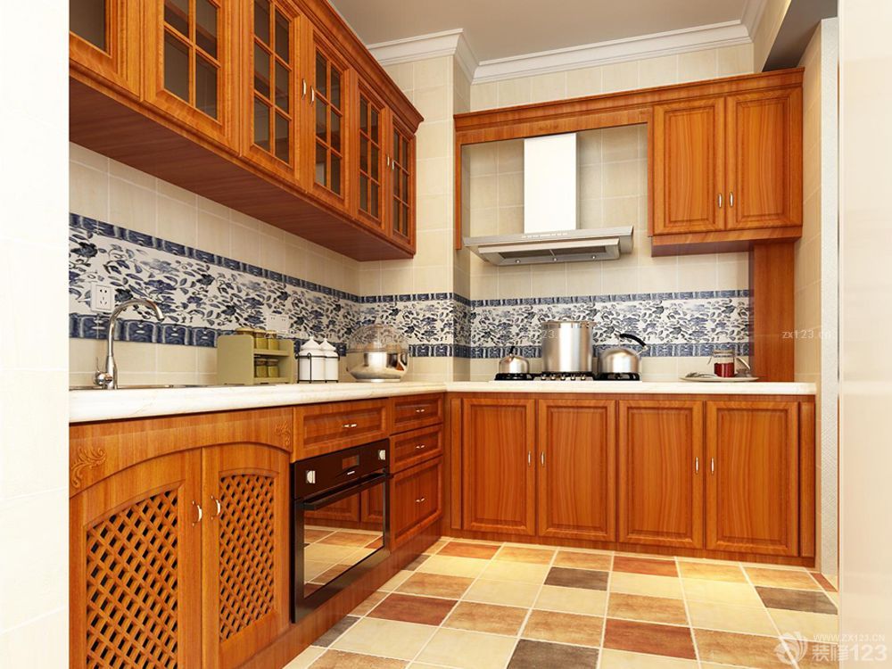 家装整体厨房墙面瓷砖设计图片