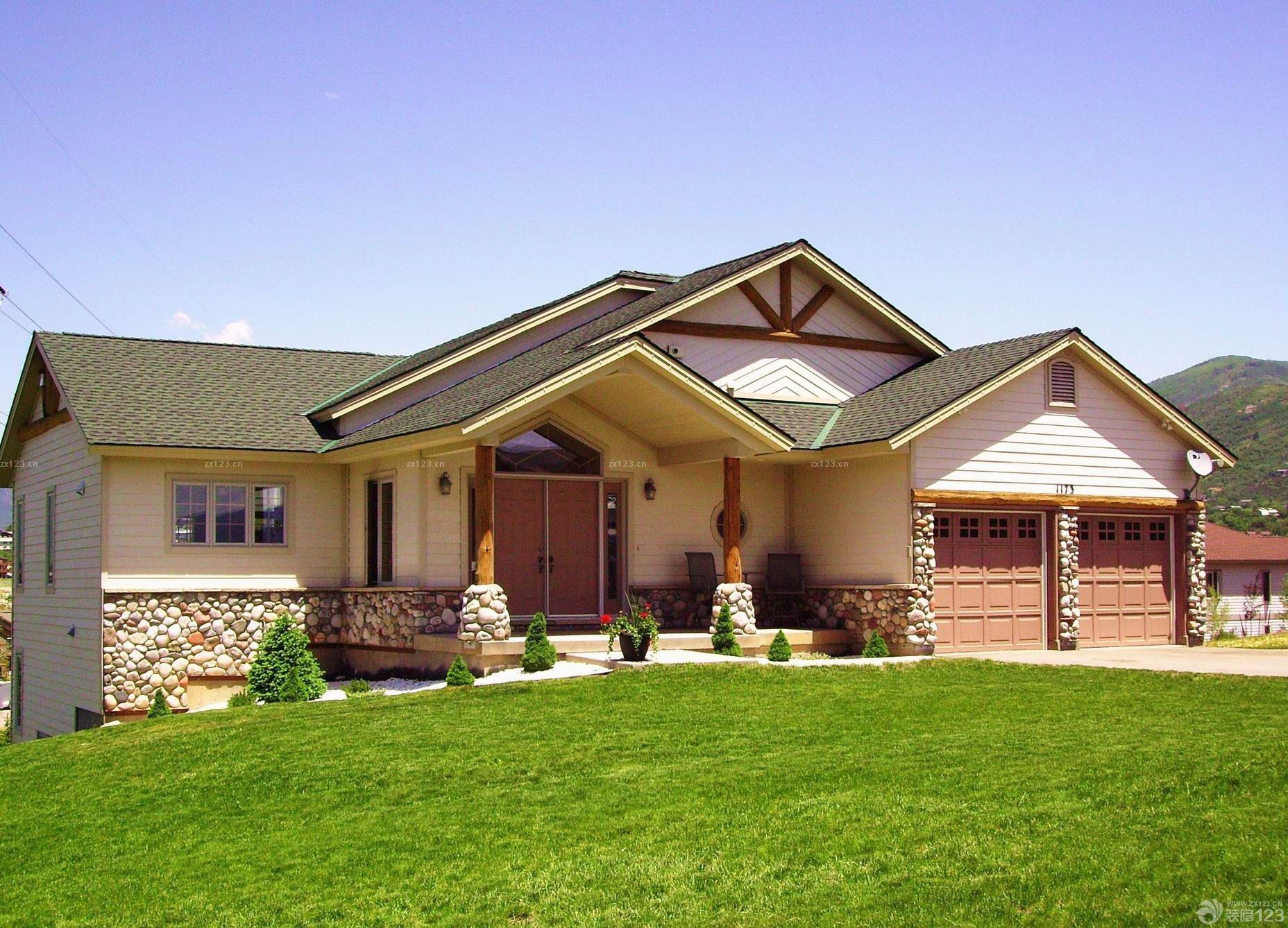 2025简欧风格别墅外墙砖设计效果图