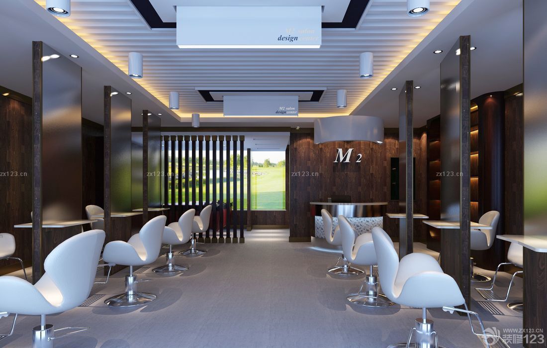 2025经典现代风格美发店装修案例