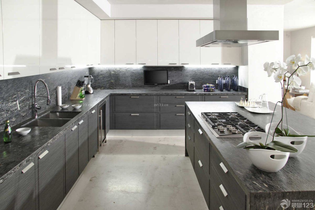2025家居厨房大理石橱柜装修案例大全
