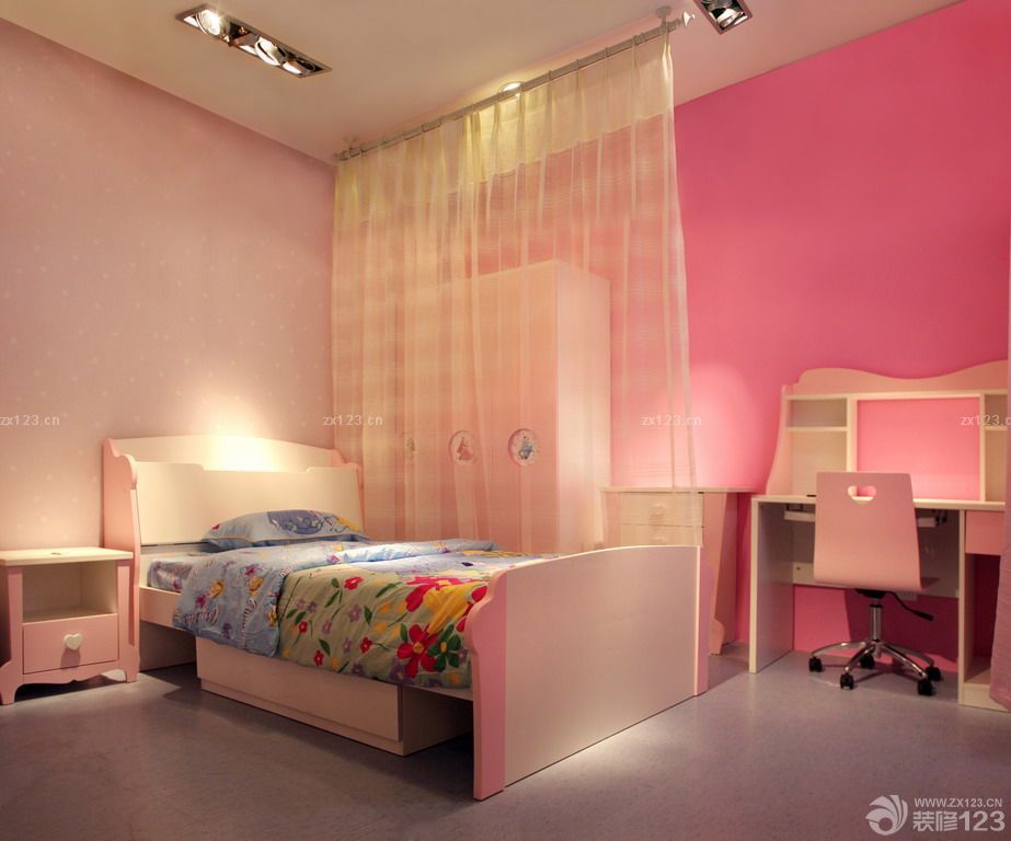 经典简欧风格小空间儿童房设计实景图欣赏