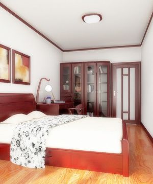 家装卧室双叶实木家具设计效果图欣赏