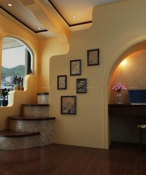 2023地中海风格室内楼梯设计图片
