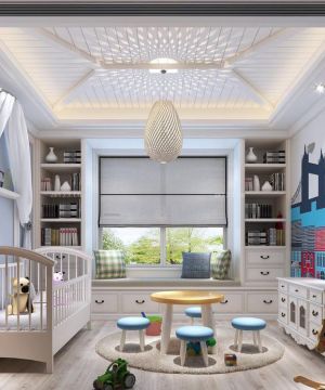 2023混搭风格小空间儿童房设计效果图欣赏