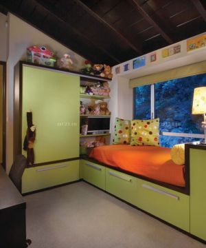 混搭风格小空间儿童房设计效果图欣赏