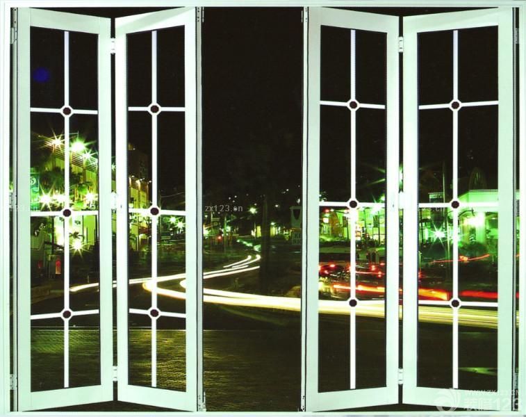 阳台玻璃折叠门设计图片欣赏