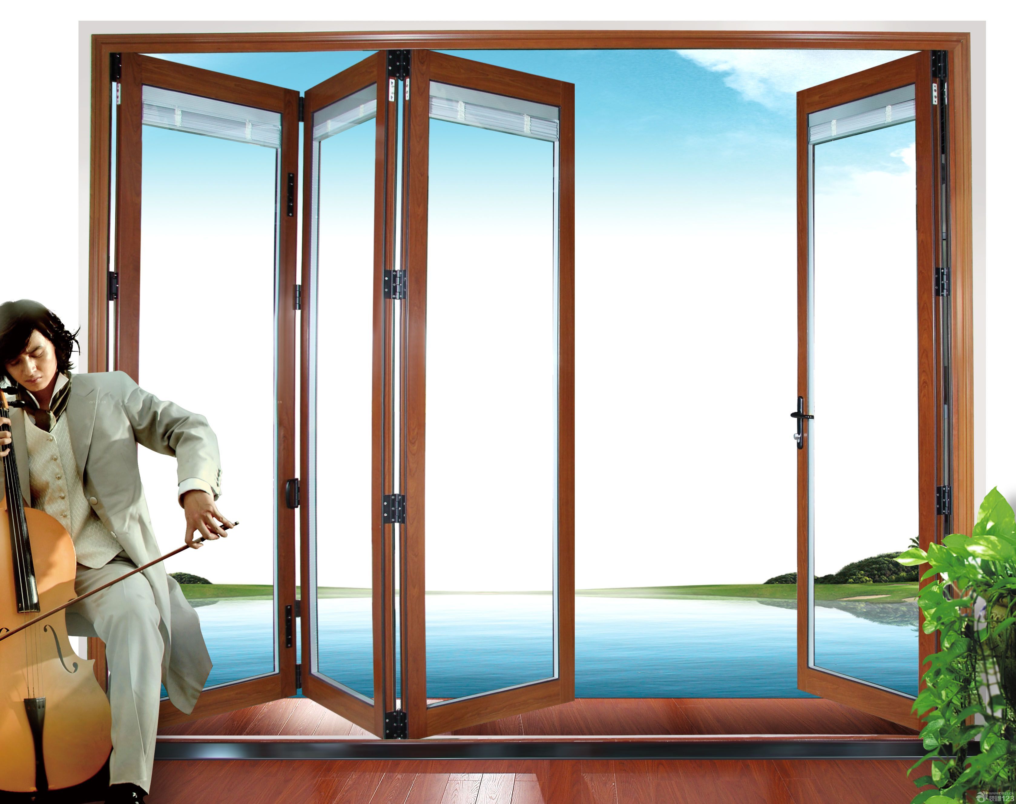 2025玻璃折叠门装修效果图大全