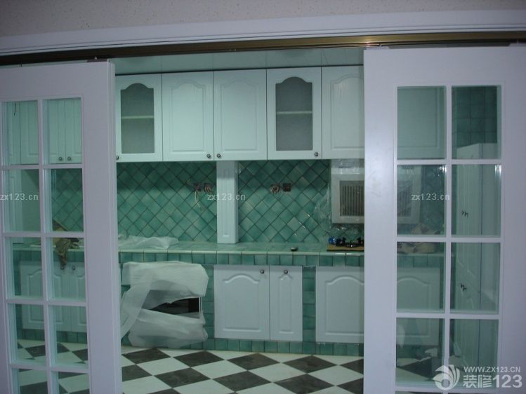 新房装修水泥橱柜效果图欣赏2025