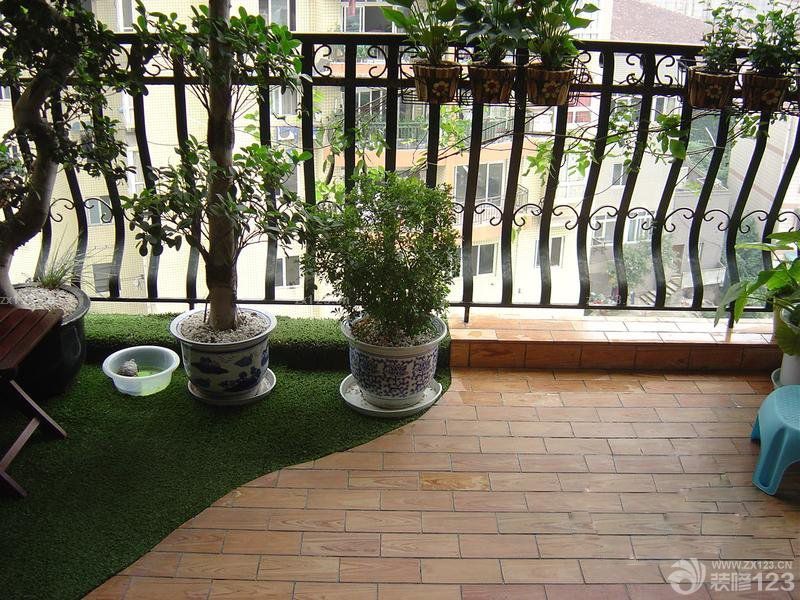 阳台花架装饰效果图片大全