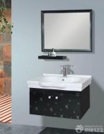 最新现代家装整体浴室柜装修效果图
